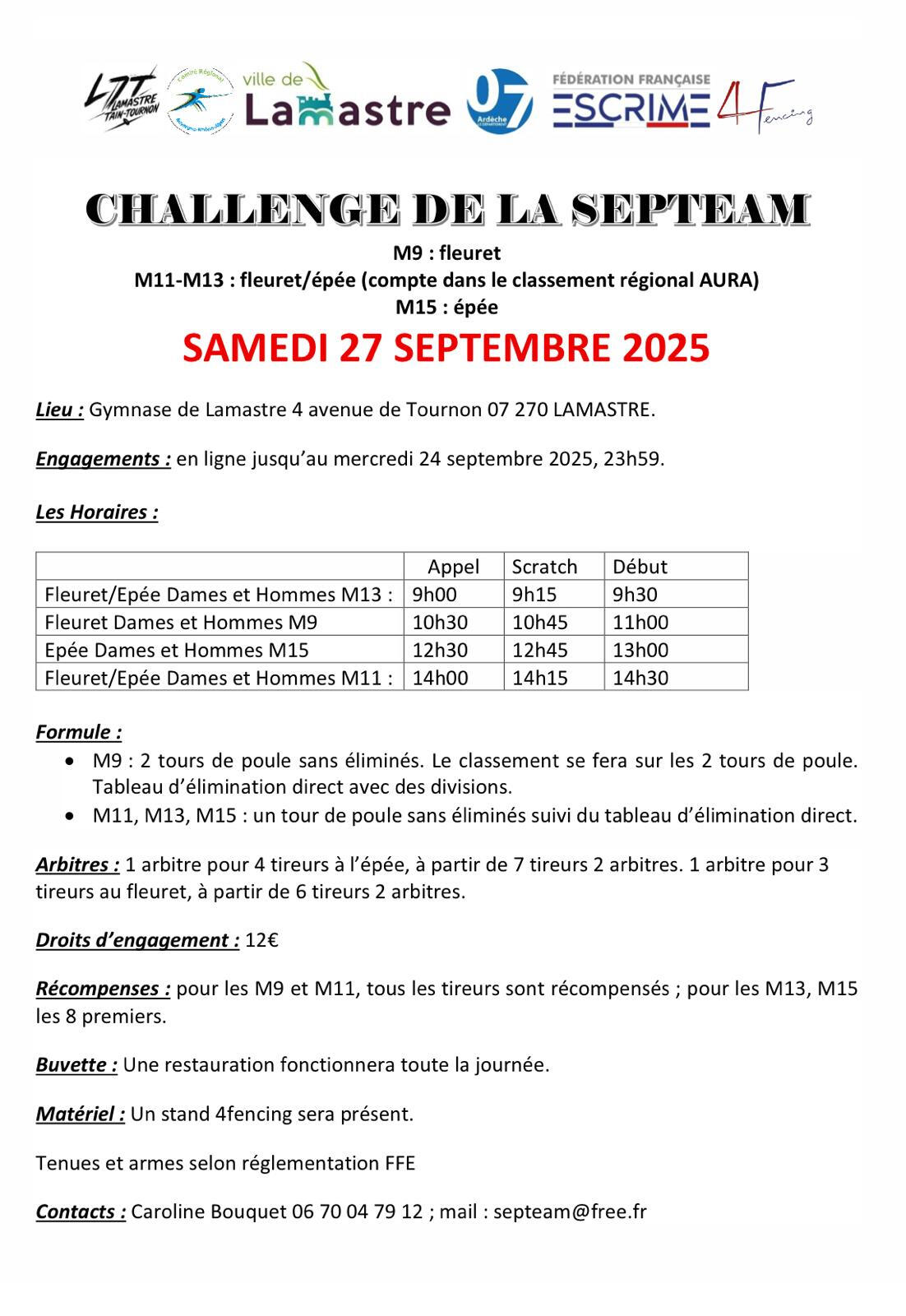 Prix tenue